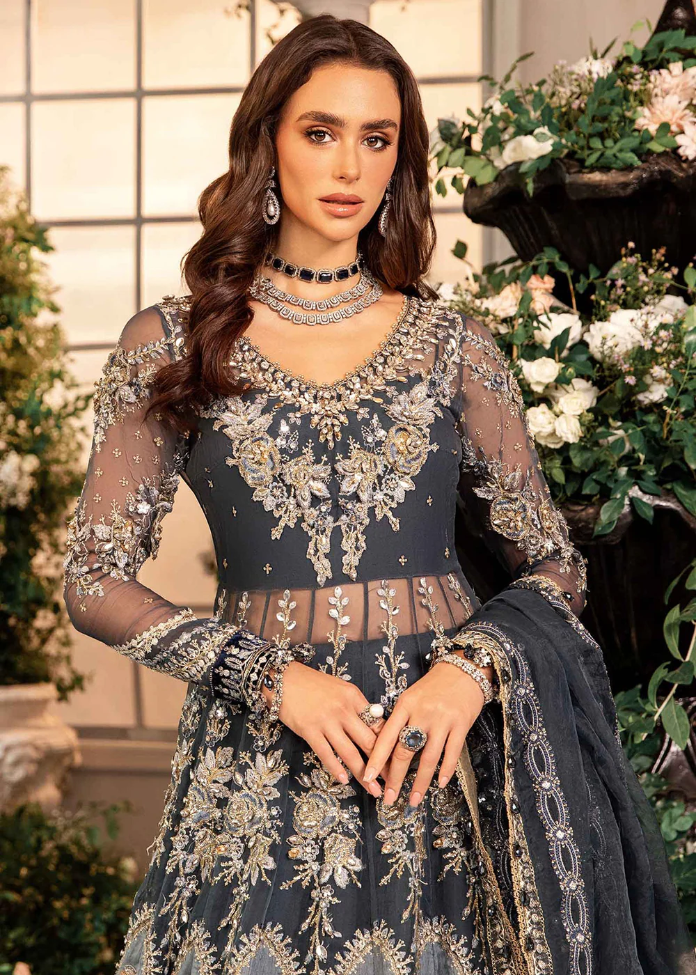 Mbroidered Wedding Formals Edit '24 by Maria B | BD-2901 - Image 2