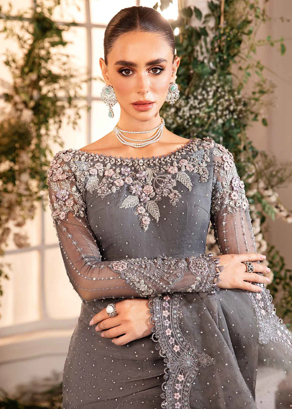 Mbroidered Wedding Formals Edit '24 by Maria B | BD-2902 - Image 2