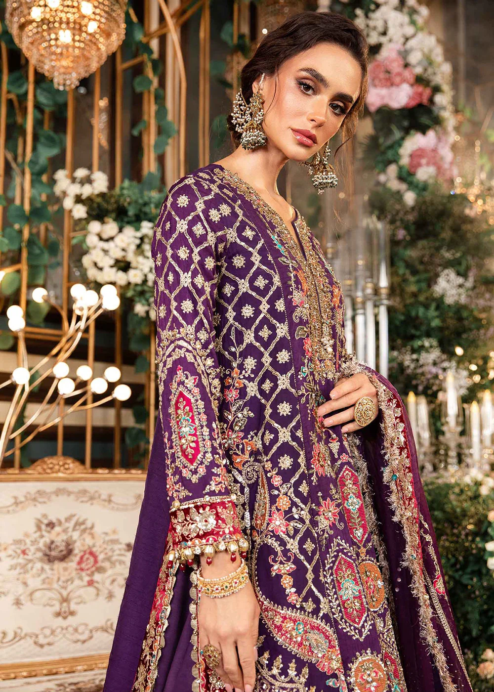Mbroidered Wedding Formals Edit '24 by Maria B | BD-2903 - Image 5