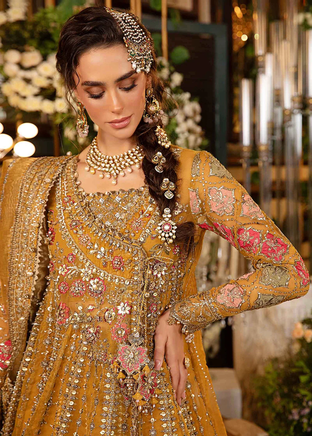 Mbroidered Wedding Formals Edit '24 by Maria B | BD-2907 - Image 5