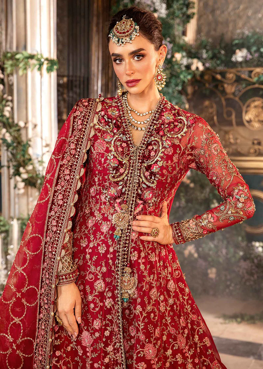 Mbroidered Wedding Formals Edit '24 by Maria B | BD-2908 - Image 2