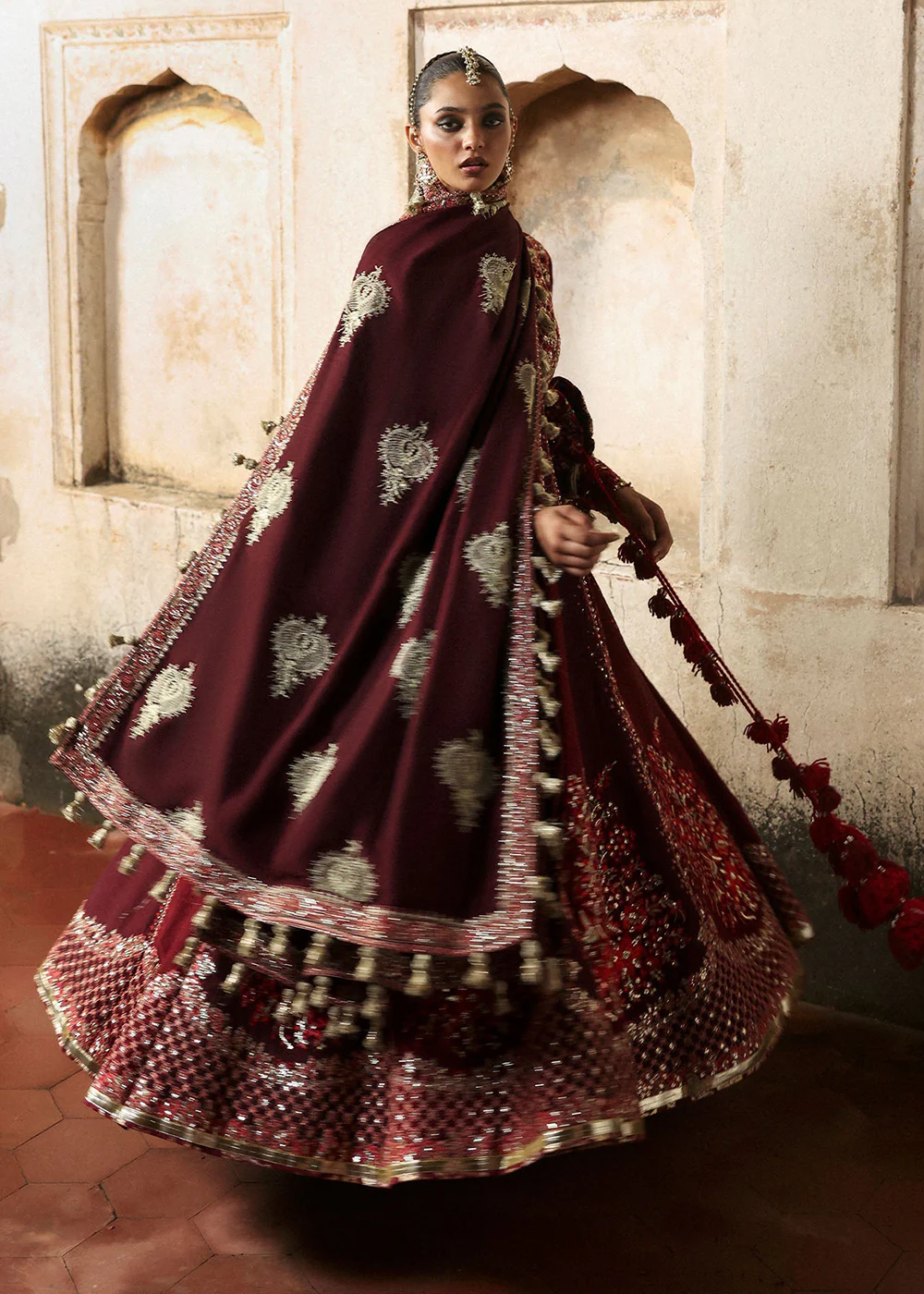 Mussarat Wedding Formals by Hussain Rehar | Gulnar - Image 6
