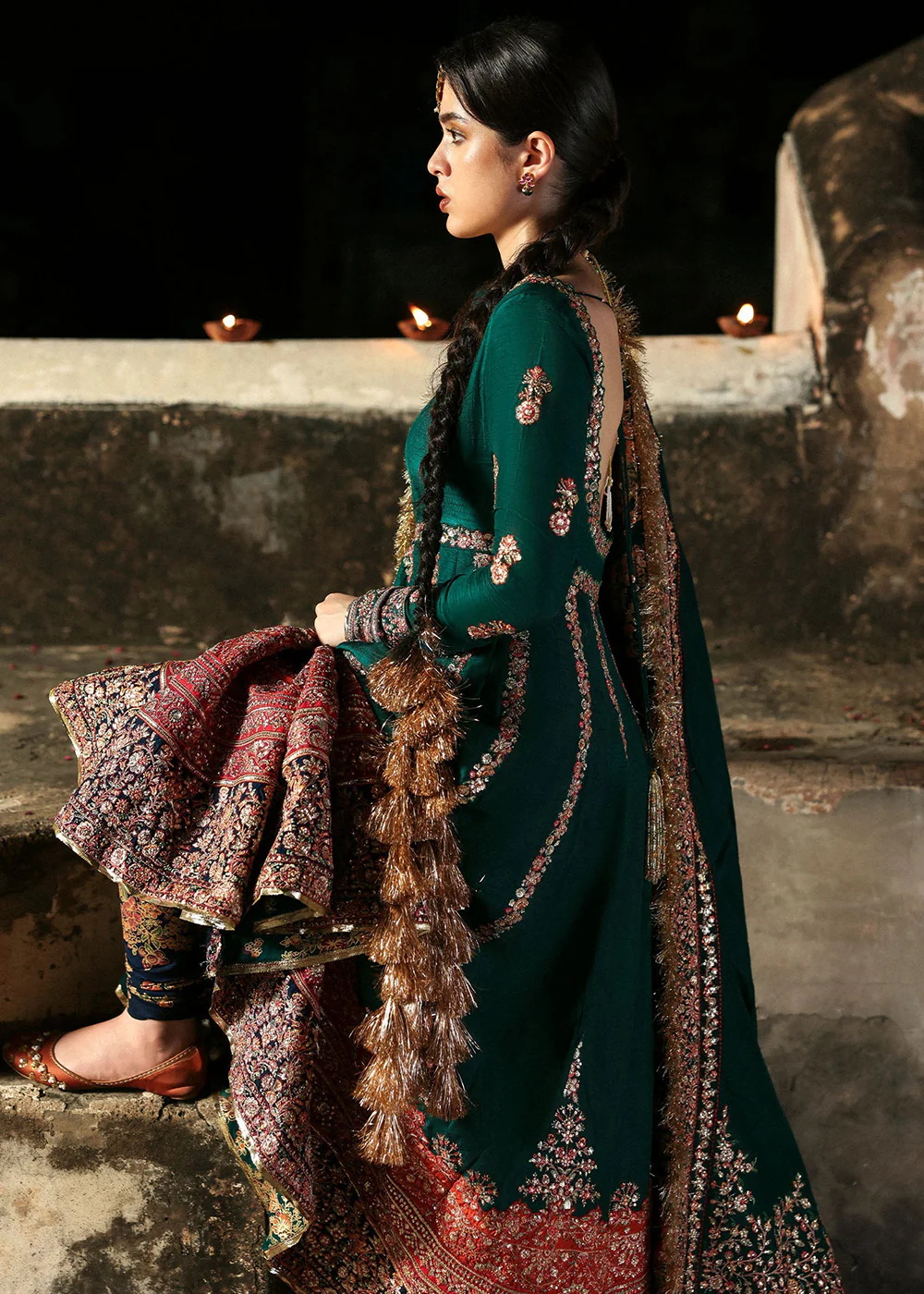 Mussarat Wedding Formals by Hussain Rehar | Meherunissa - Image 3