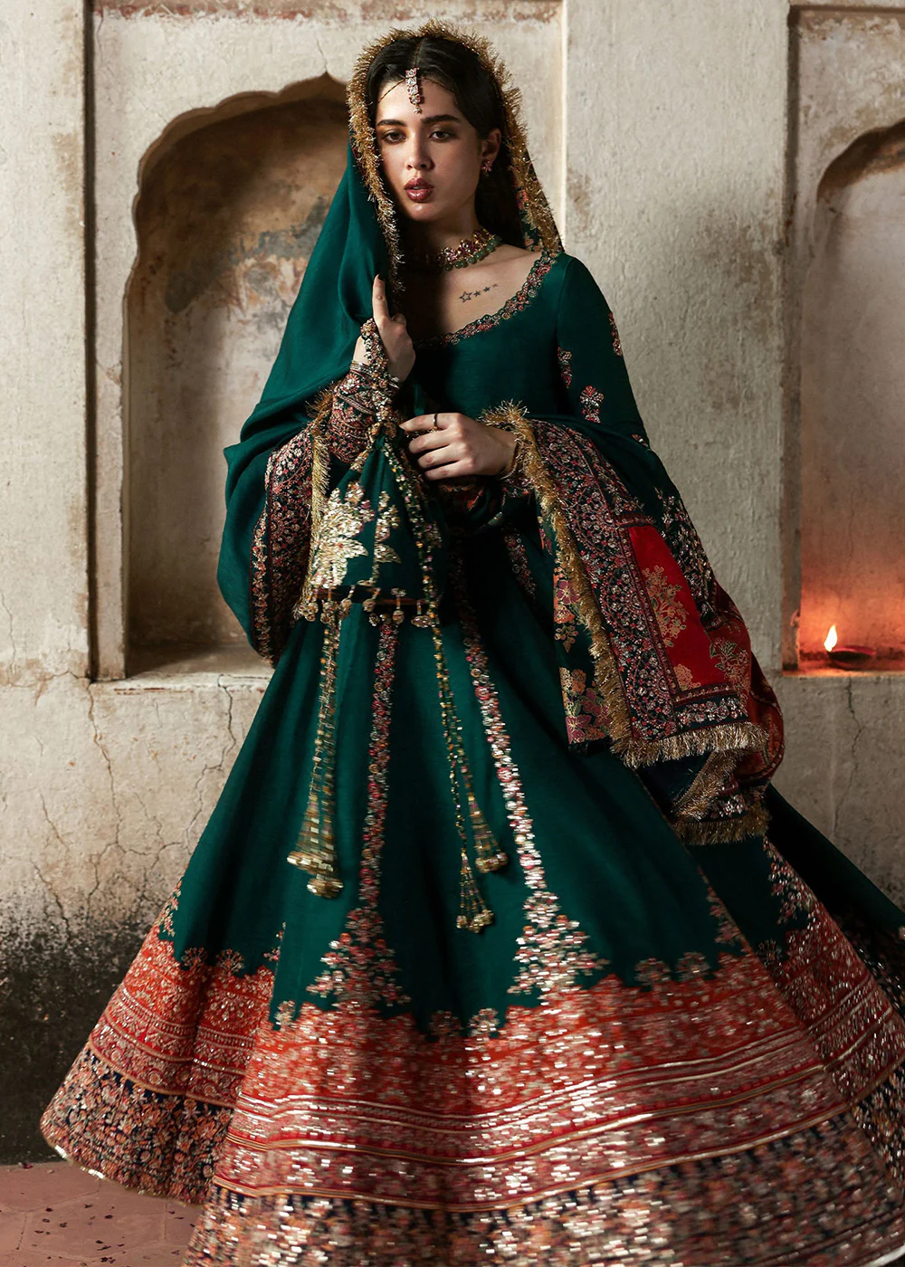 Mussarat Wedding Formals by Hussain Rehar | Meherunissa - Image 6