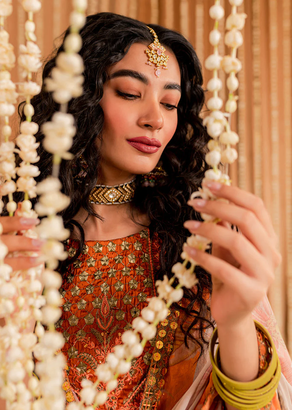 Mustard Chiffon Suit - Vasal Formals ’23 By Charizma | VSL-01 - Image 2
