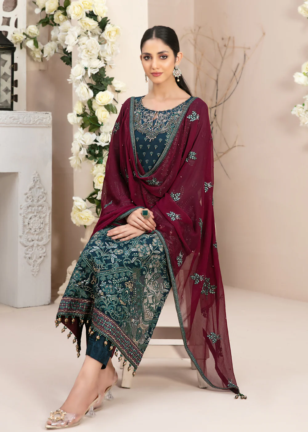 Nayara Formal Wear 2023 by Tawakkal Fabrics - D-8681 - Image 2