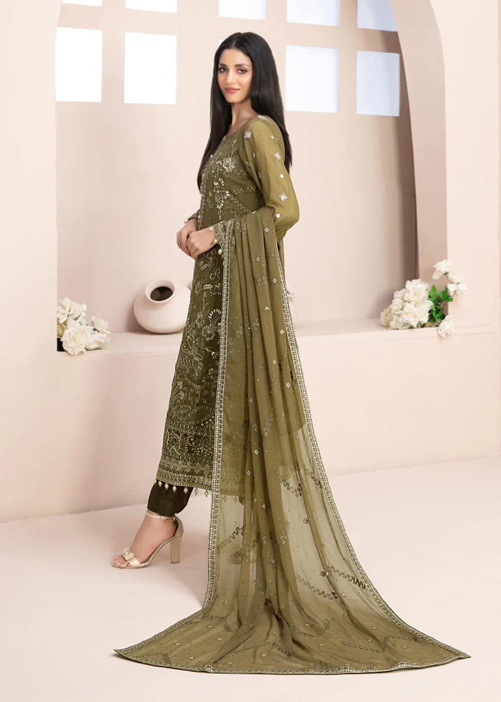 Nayara Formal Wear 2023 by Tawakkal Fabrics - D-8682 - Image 2