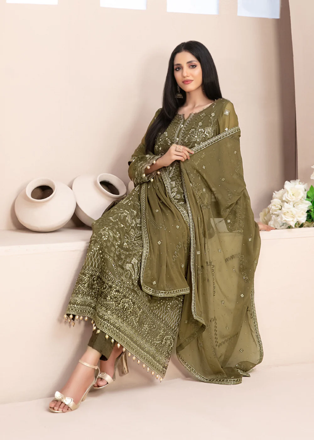 Nayara Formal Wear 2023 by Tawakkal Fabrics - D-8682 - Image 3