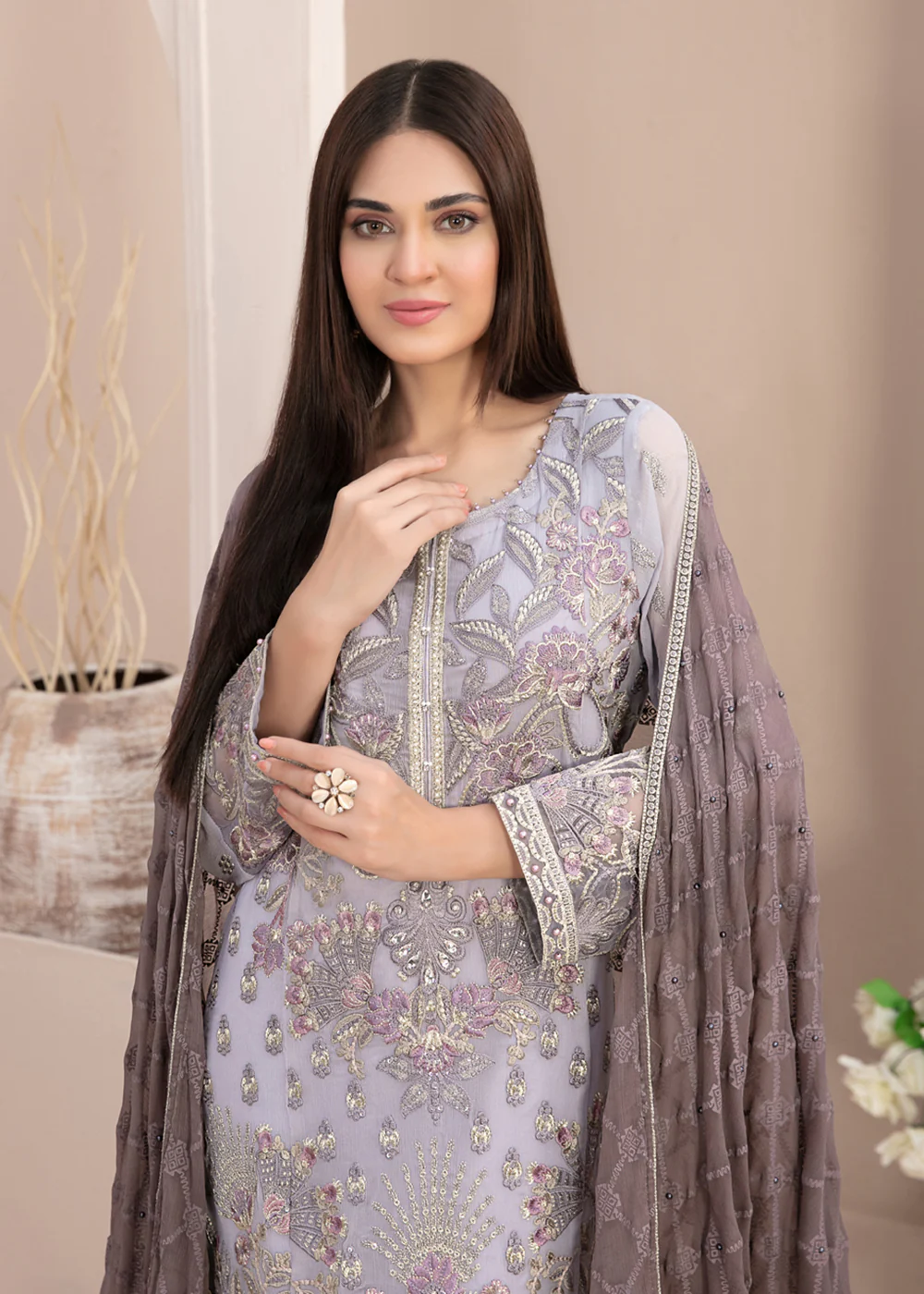 Nayara Formal Wear 2023 by Tawakkal Fabrics - D-8685 - Image 2