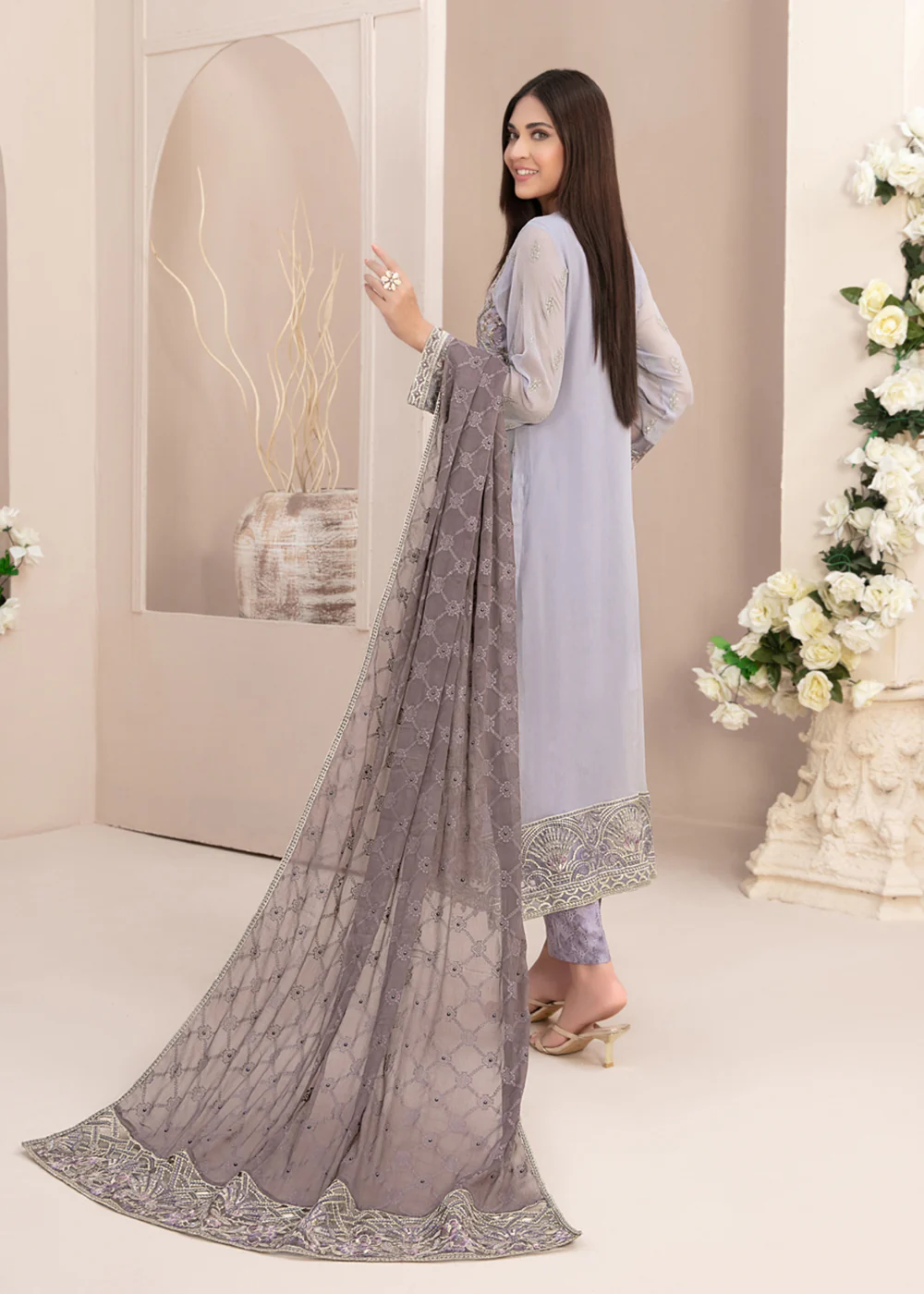 Nayara Formal Wear 2023 by Tawakkal Fabrics - D-8685 - Image 3