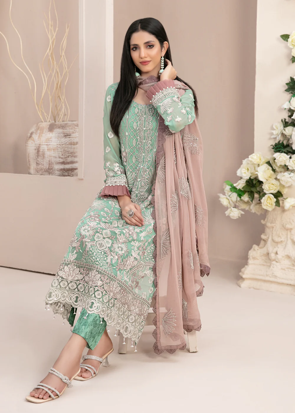 Nayara Formal Wear 2023 by Tawakkal Fabrics - D-8688 - Image 3