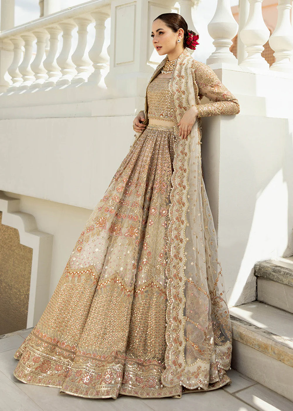 Neorah Wedding Festive '24 by Faiza Saqlain X Hania Amir | Jemina - Image 4
