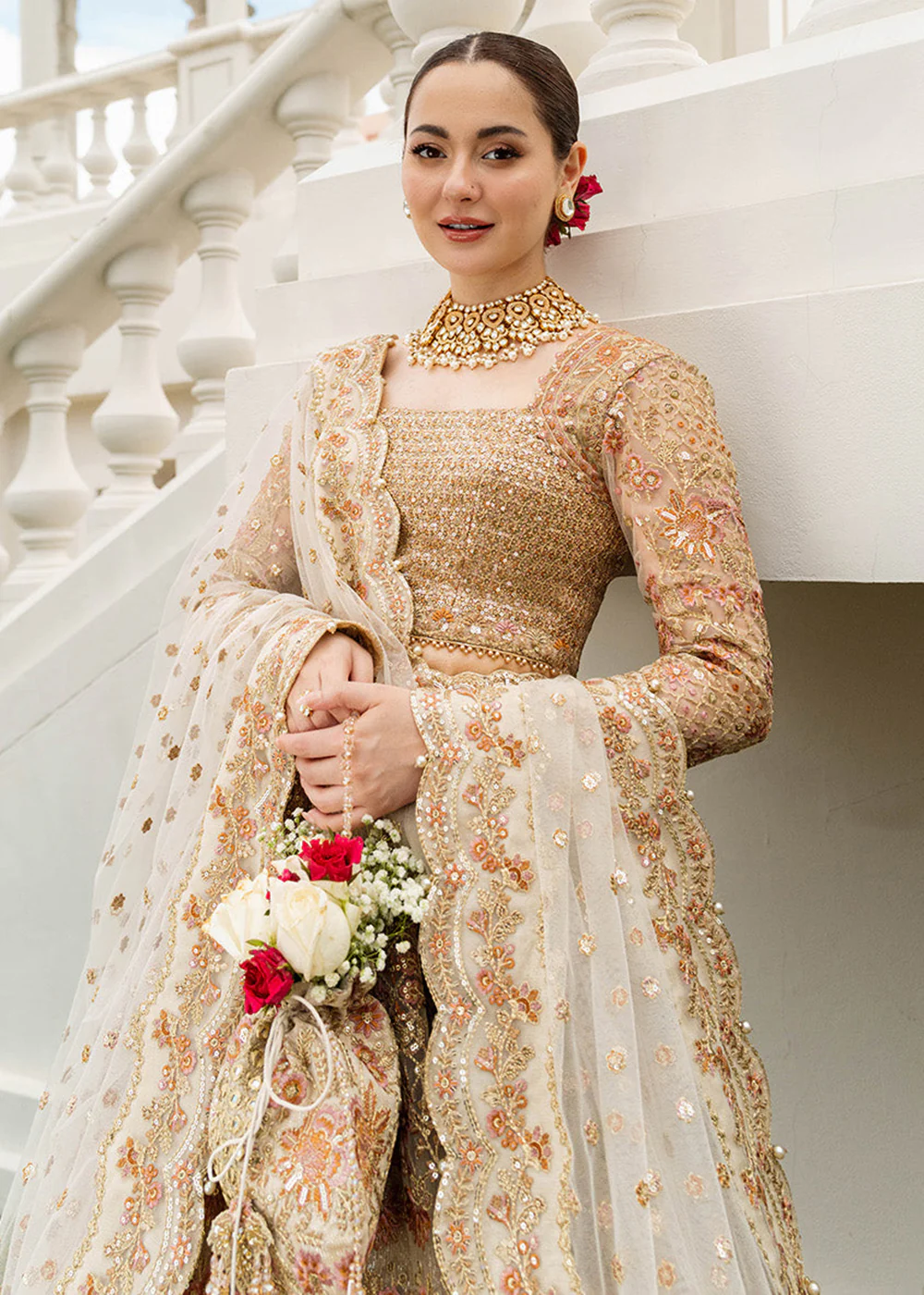 Neorah Wedding Festive '24 by Faiza Saqlain X Hania Amir | Jemina - Image 5