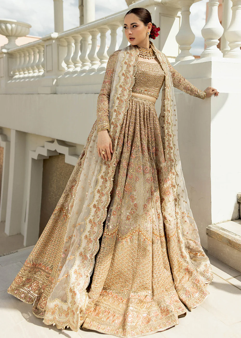 Neorah Wedding Festive '24 by Faiza Saqlain X Hania Amir | Jemina - Image 6