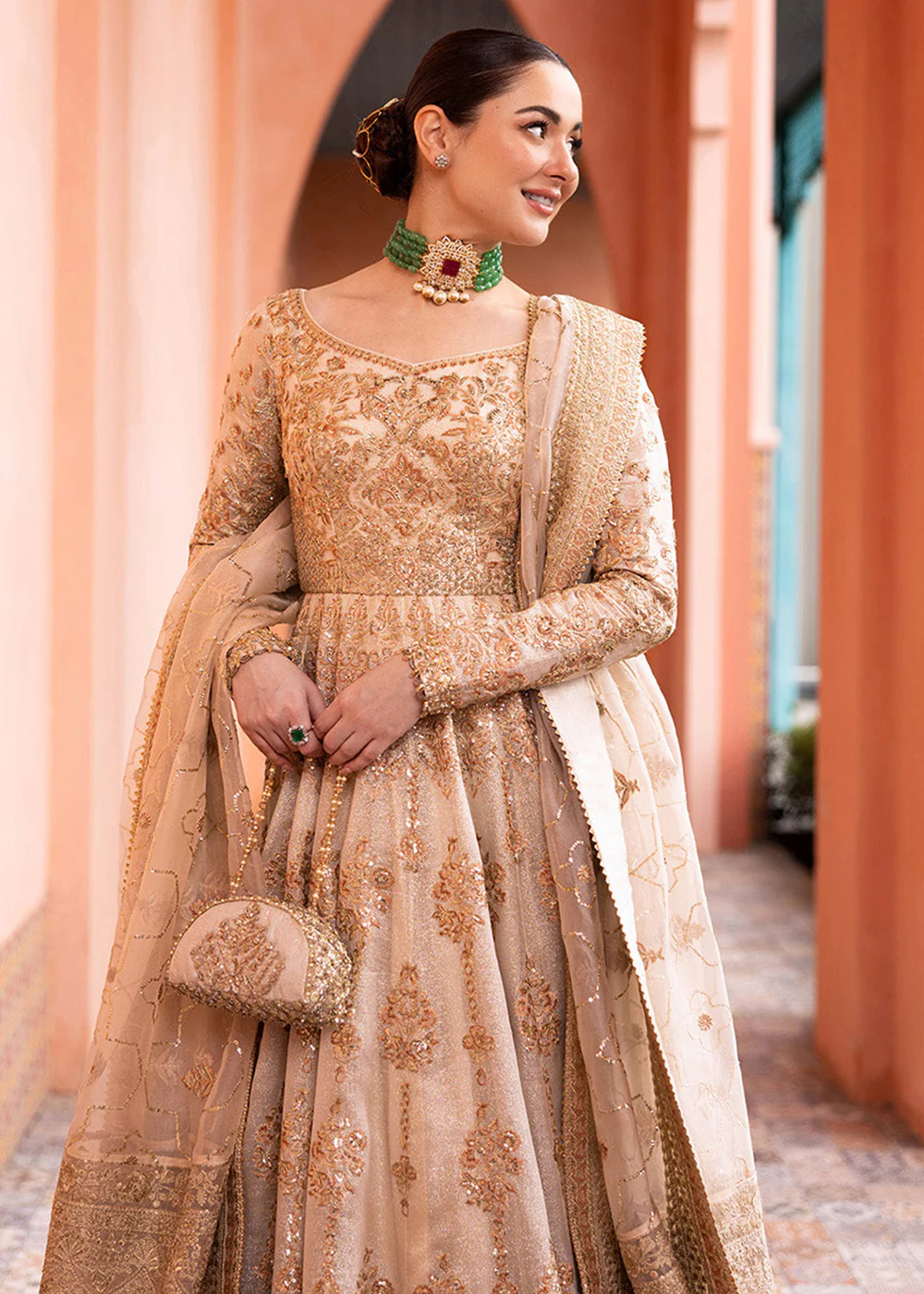 Neorah Wedding Festive '24 by Faiza Saqlain X Hania Amir | Jenaya - Image 4