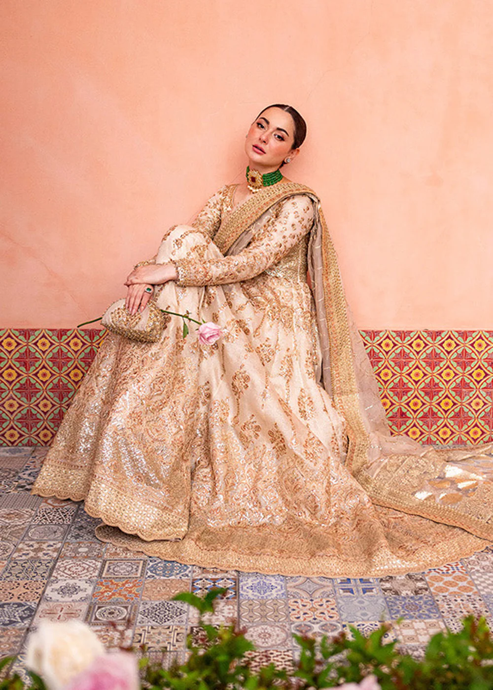 Neorah Wedding Festive '24 by Faiza Saqlain X Hania Amir | Jenaya - Image 5