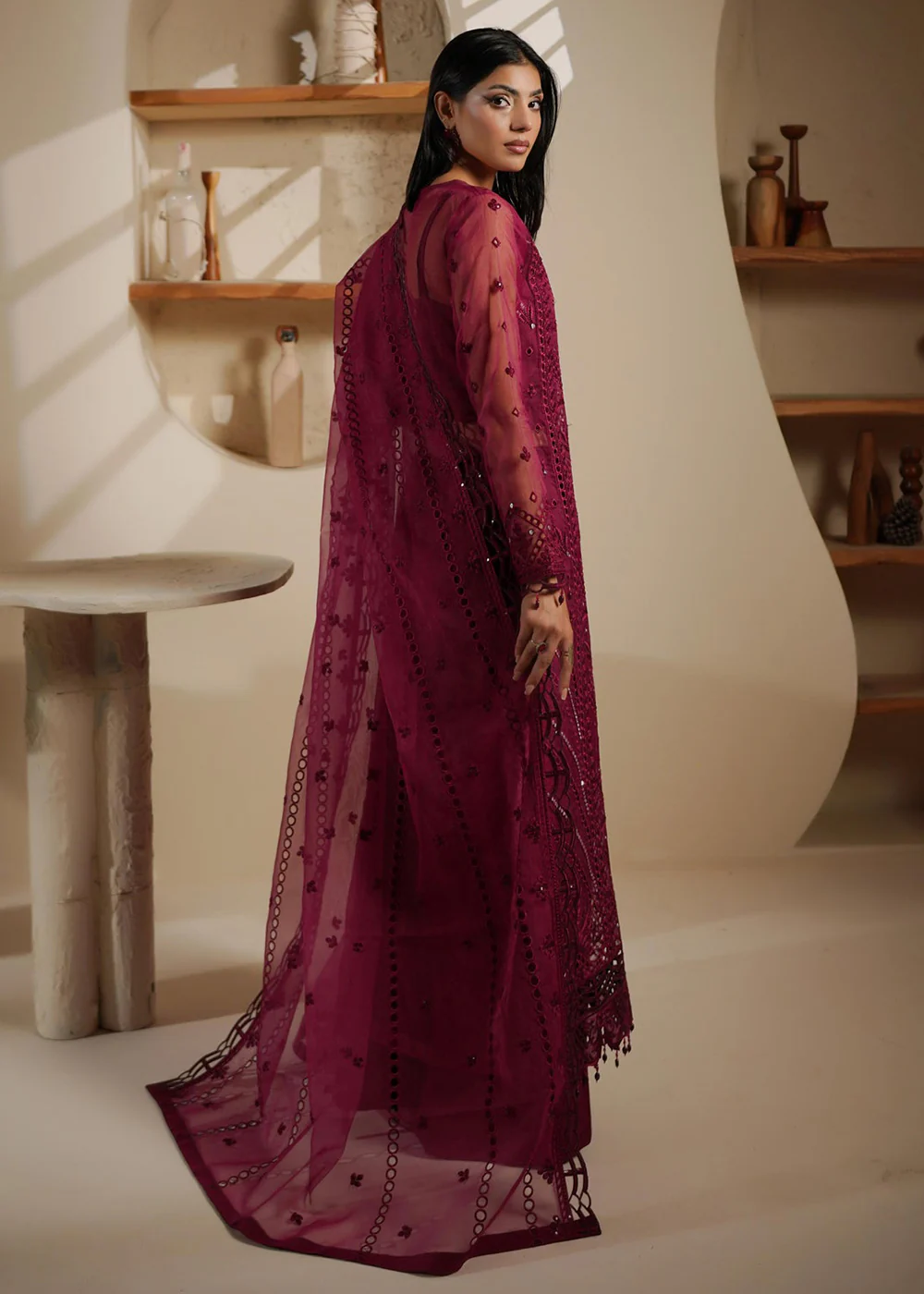 Noir Luxe Formals '25 by Maryam's | IRELEEN - 1401 - Image 3