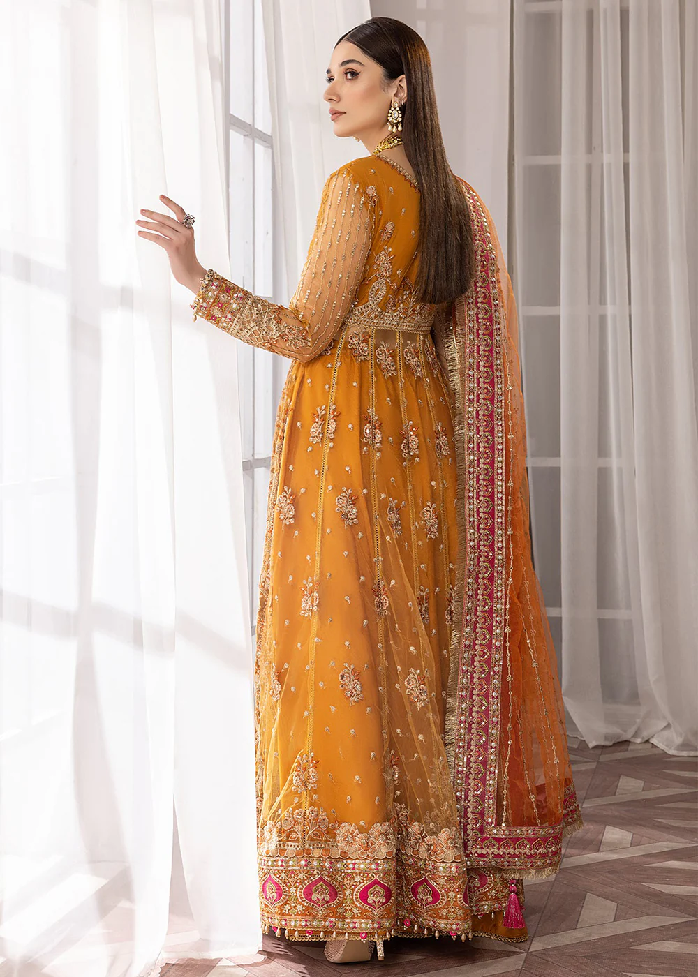 Orange Luxury Formal Suit - Adan Libas - Tesoro Formals' 2023 - 5163 - Image 3