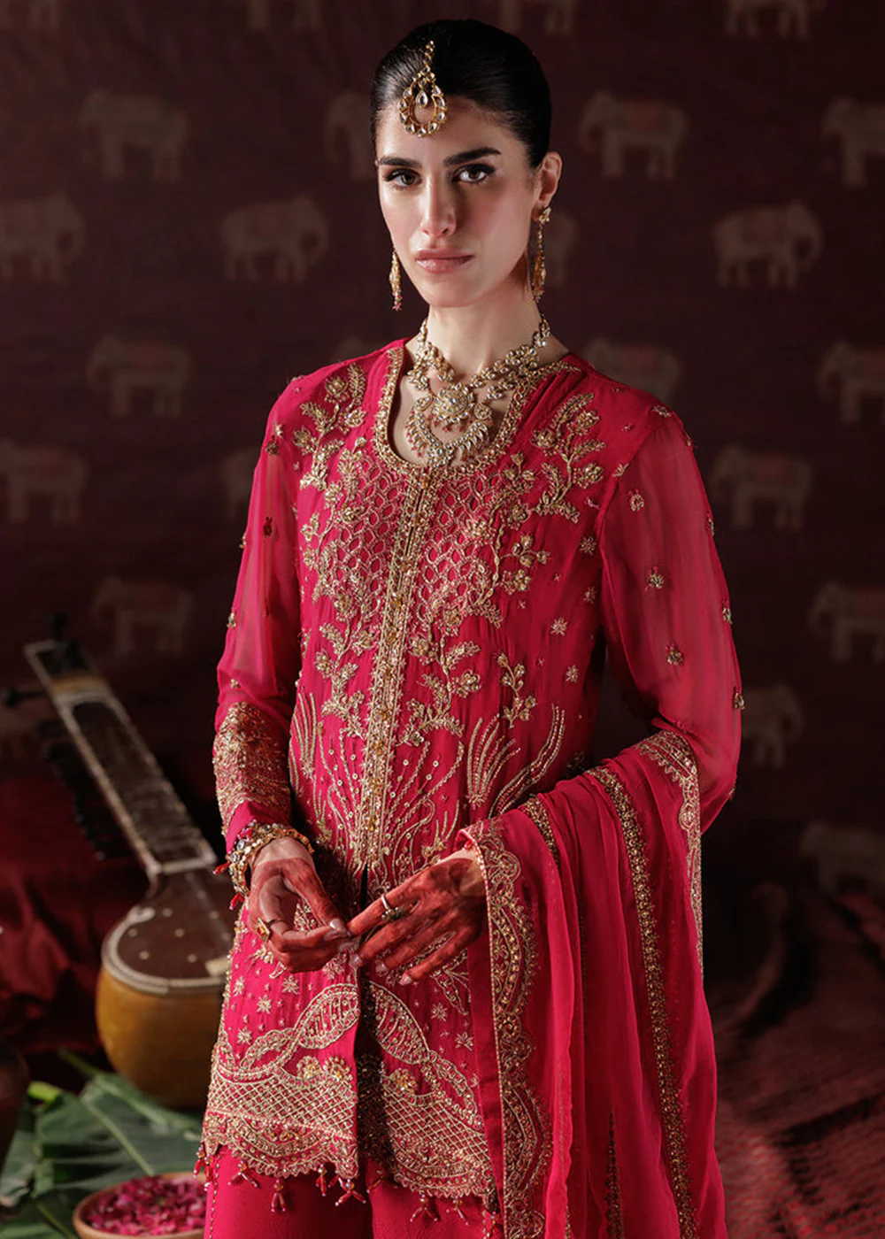 Panache Luxury Chiffon '25 by Saad Shaikh | D-01 - Image 2
