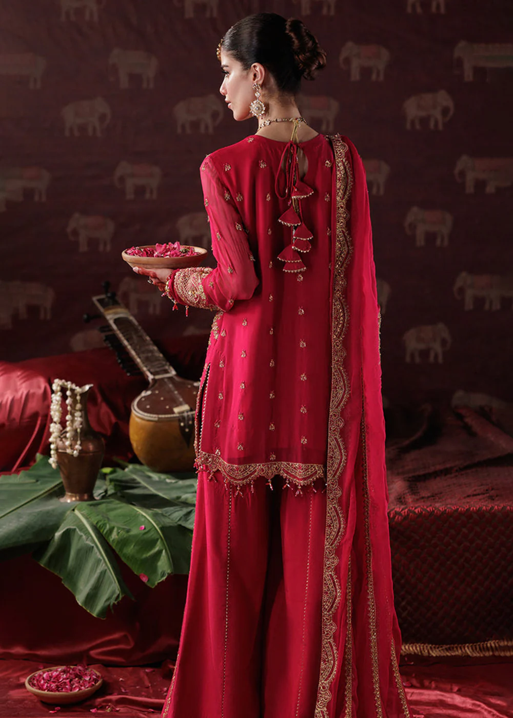 Panache Luxury Chiffon '25 by Saad Shaikh | D-01 - Image 3