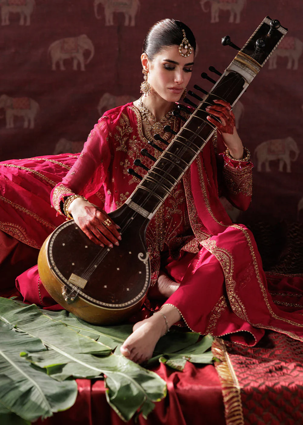Panache Luxury Chiffon '25 by Saad Shaikh | D-01 - Image 4