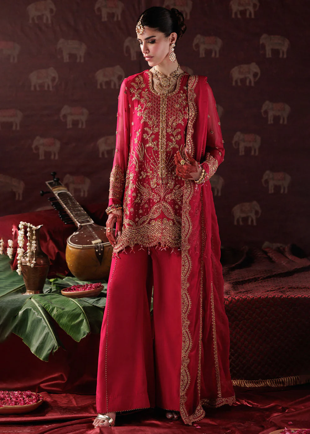 Panache Luxury Chiffon '25 by Saad Shaikh | D-01 - Image 5