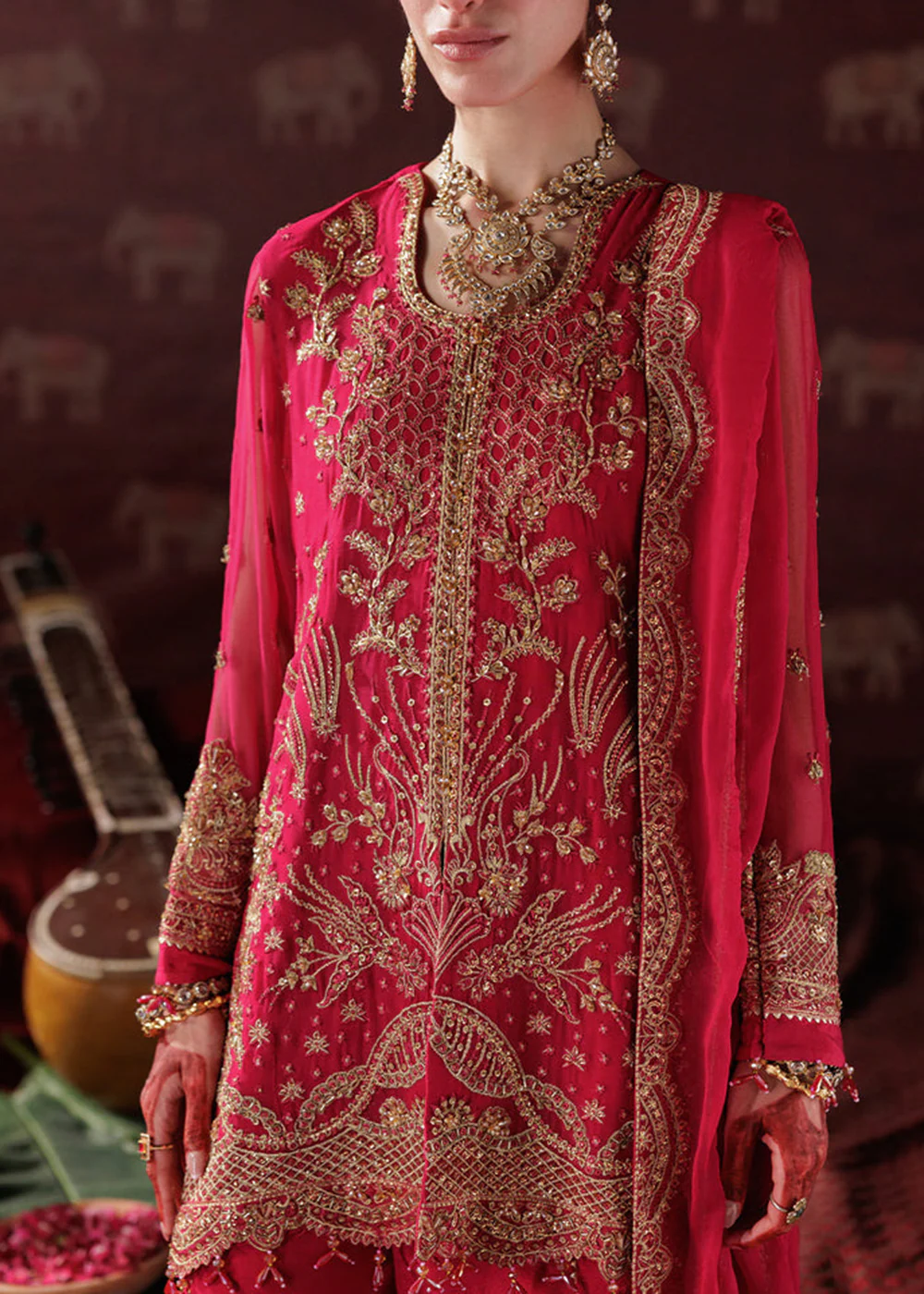 Panache Luxury Chiffon '25 by Saad Shaikh | D-01 - Image 8