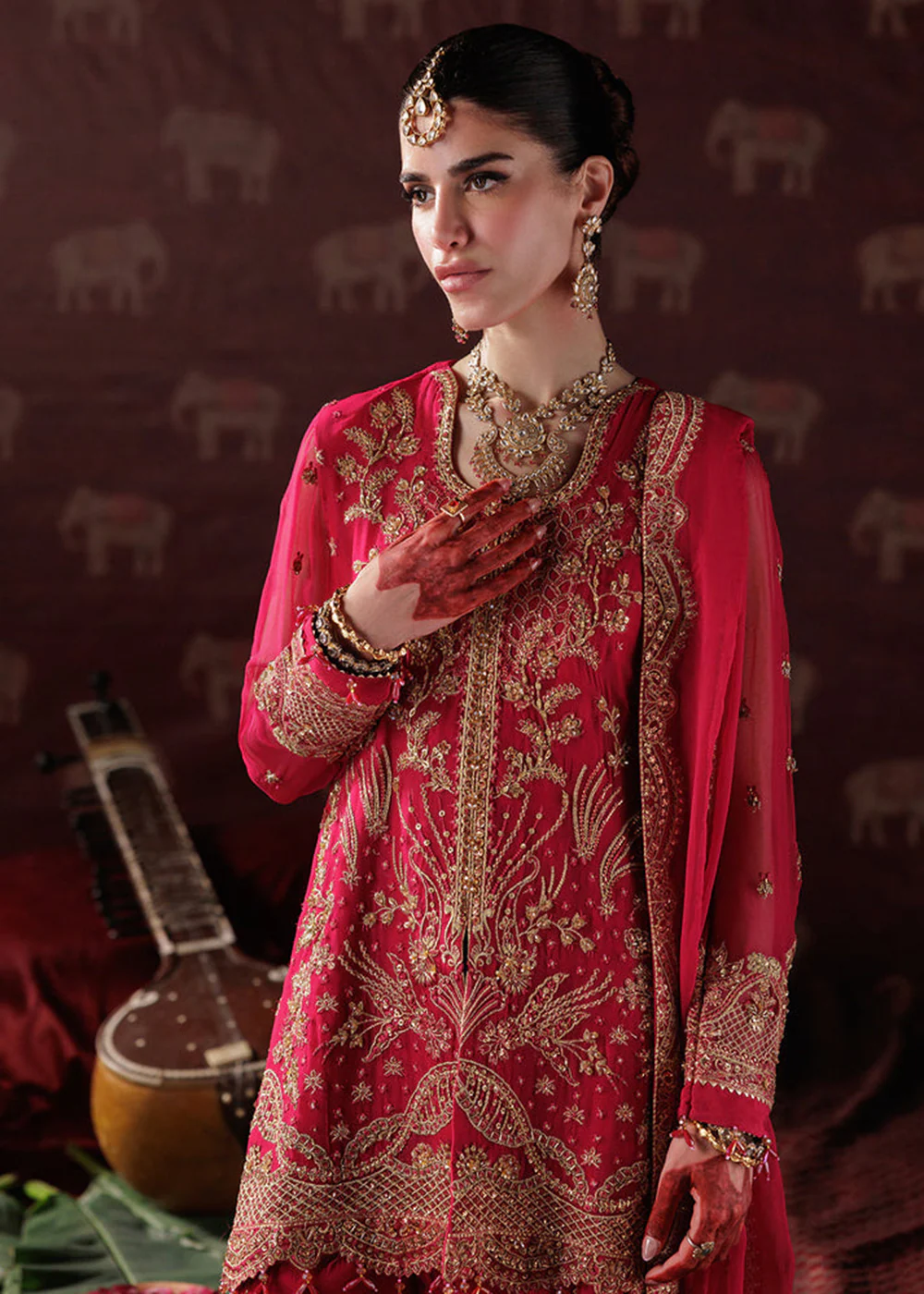 Panache Luxury Chiffon '25 by Saad Shaikh | D-01 - Image 9