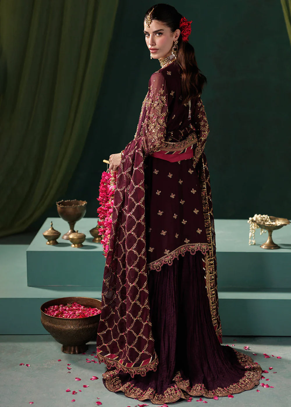 Panache Luxury Chiffon '25 by Saad Shaikh | D-06 - Image 3