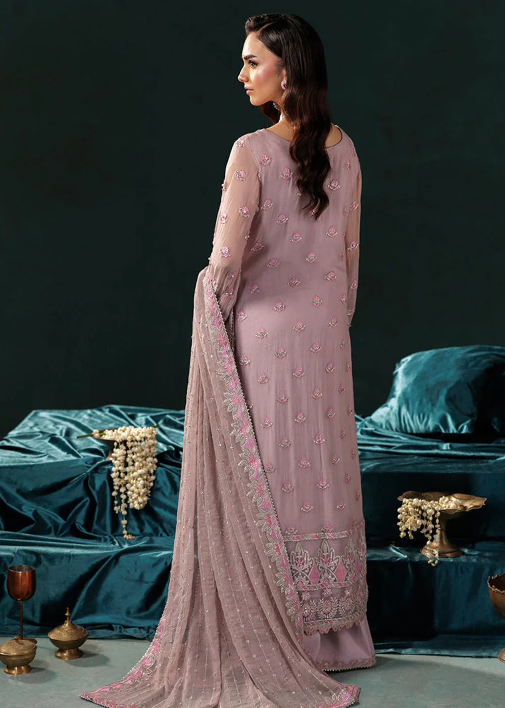 Panache Luxury Chiffon '25 by Saad Shaikh | D-07 - Image 3