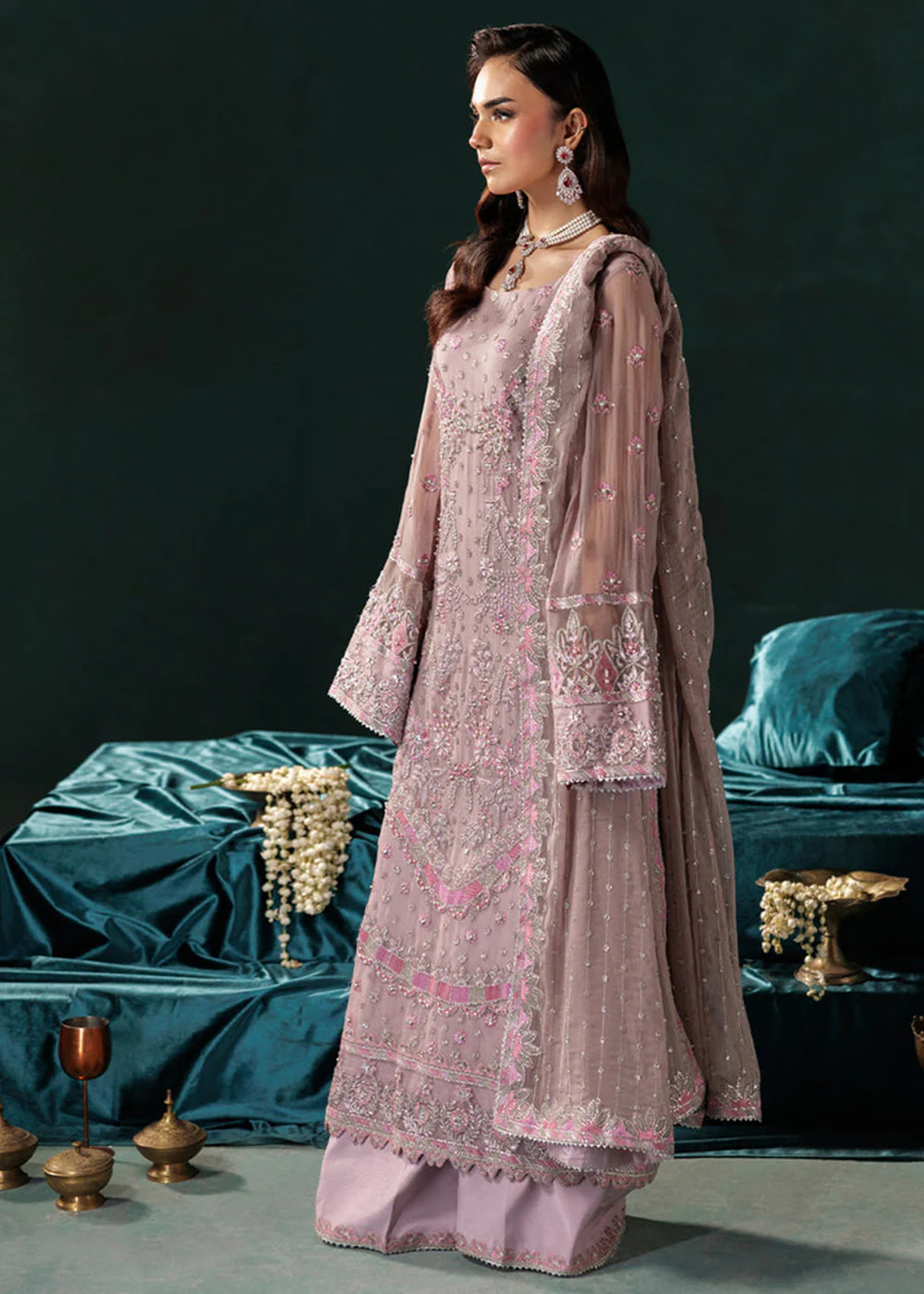 Panache Luxury Chiffon '25 by Saad Shaikh | D-07 - Image 4