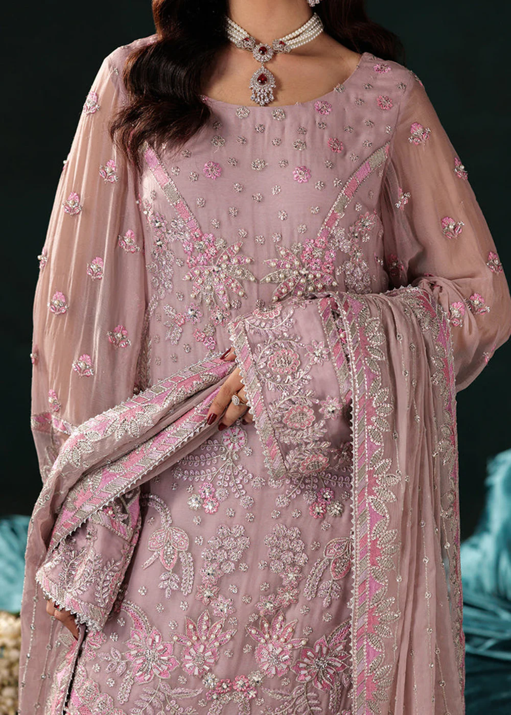Panache Luxury Chiffon '25 by Saad Shaikh | D-07 - Image 7