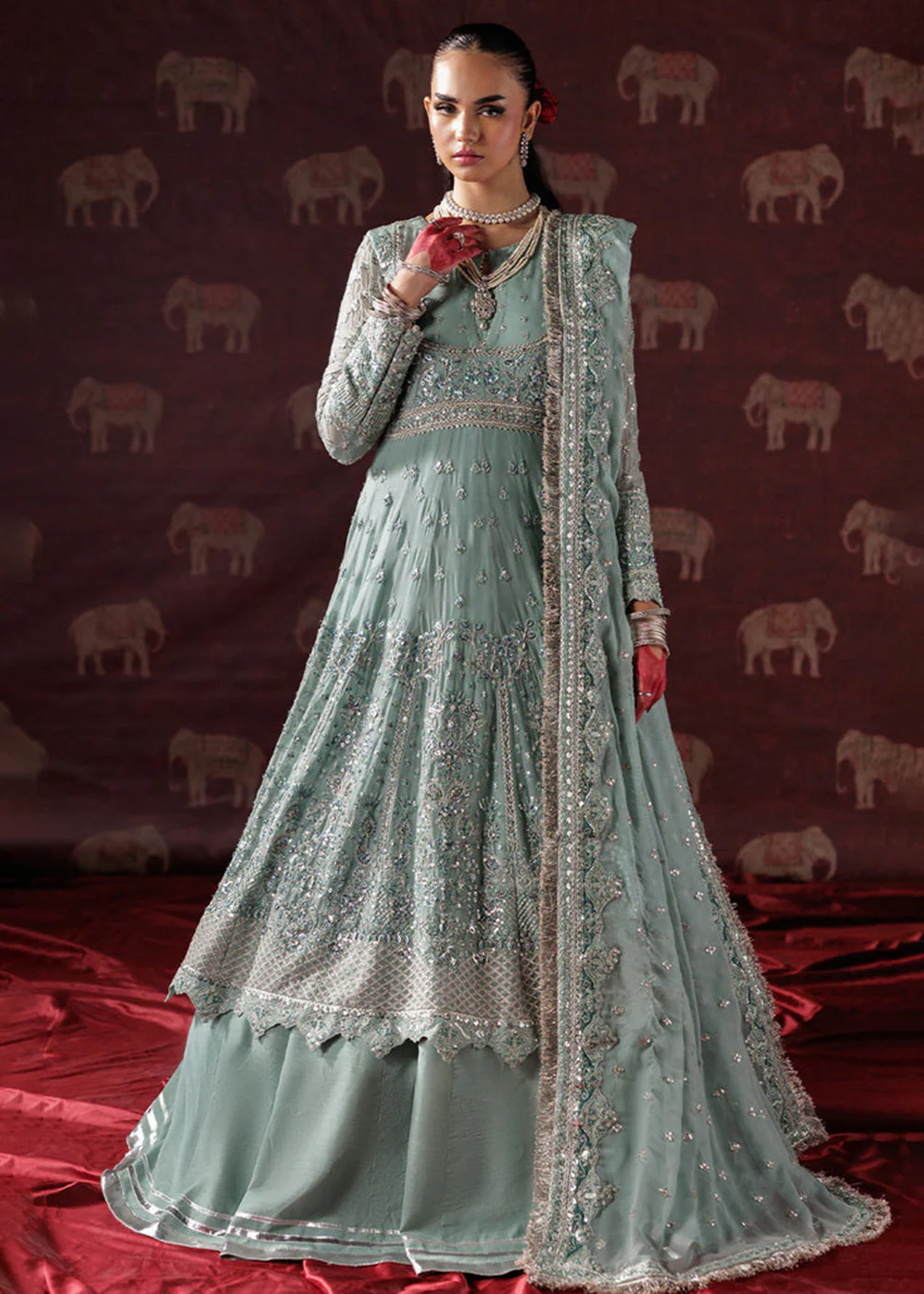 Panache Luxury Chiffon '25 by Saad Shaikh | D-08