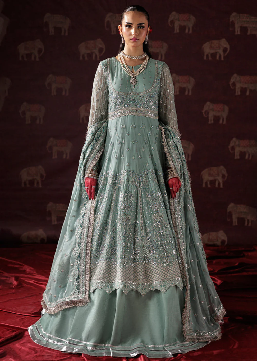Panache Luxury Chiffon '25 by Saad Shaikh | D-08 - Image 4