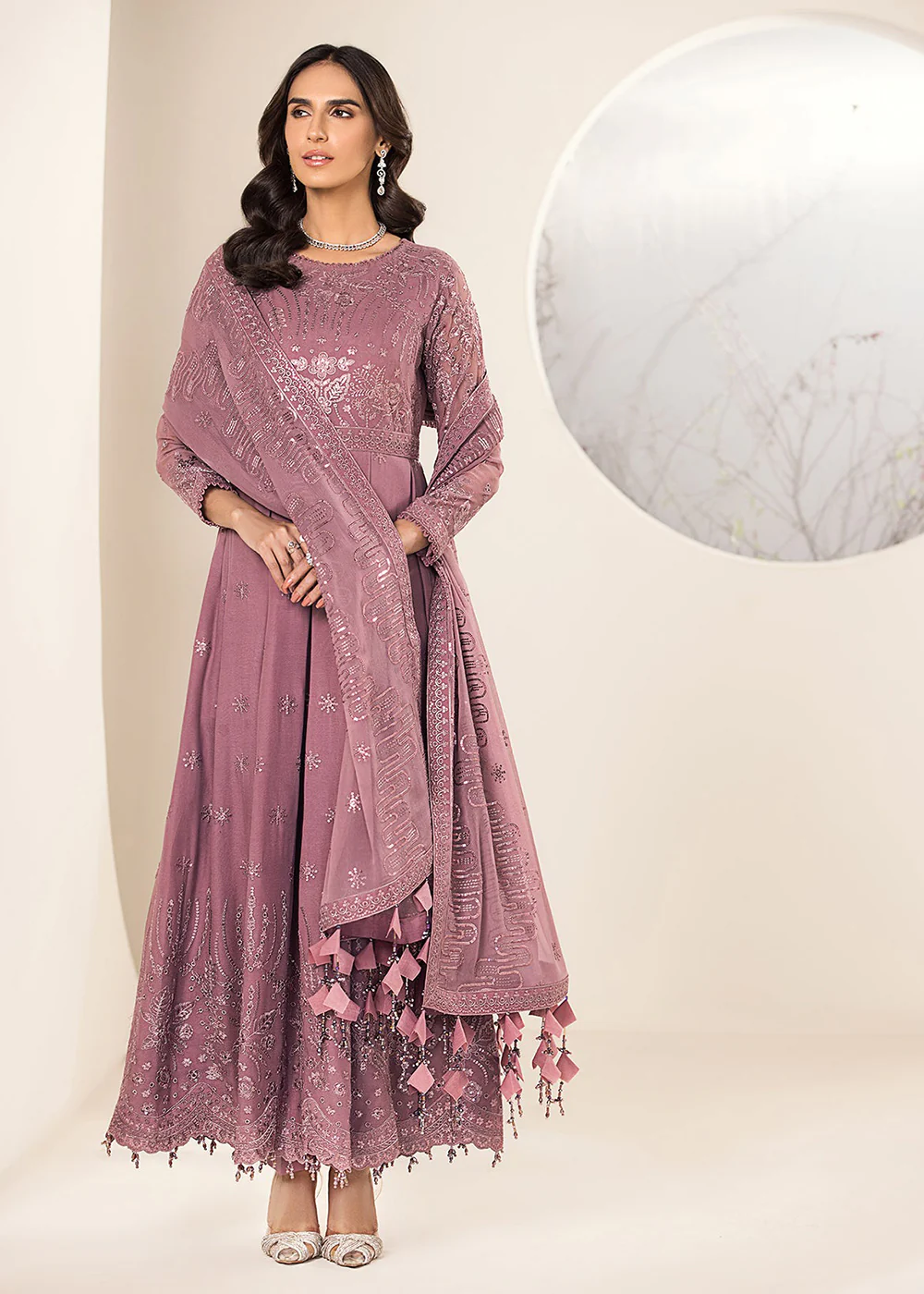 Pink Formal Suit - Alizeh - Lamhay Formals '23 - V15D04 – Nova - Image 5