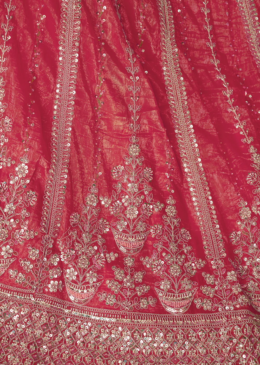 Pink Jimmy Choo Material Wedding Festive Lehenga Choli - Image 5