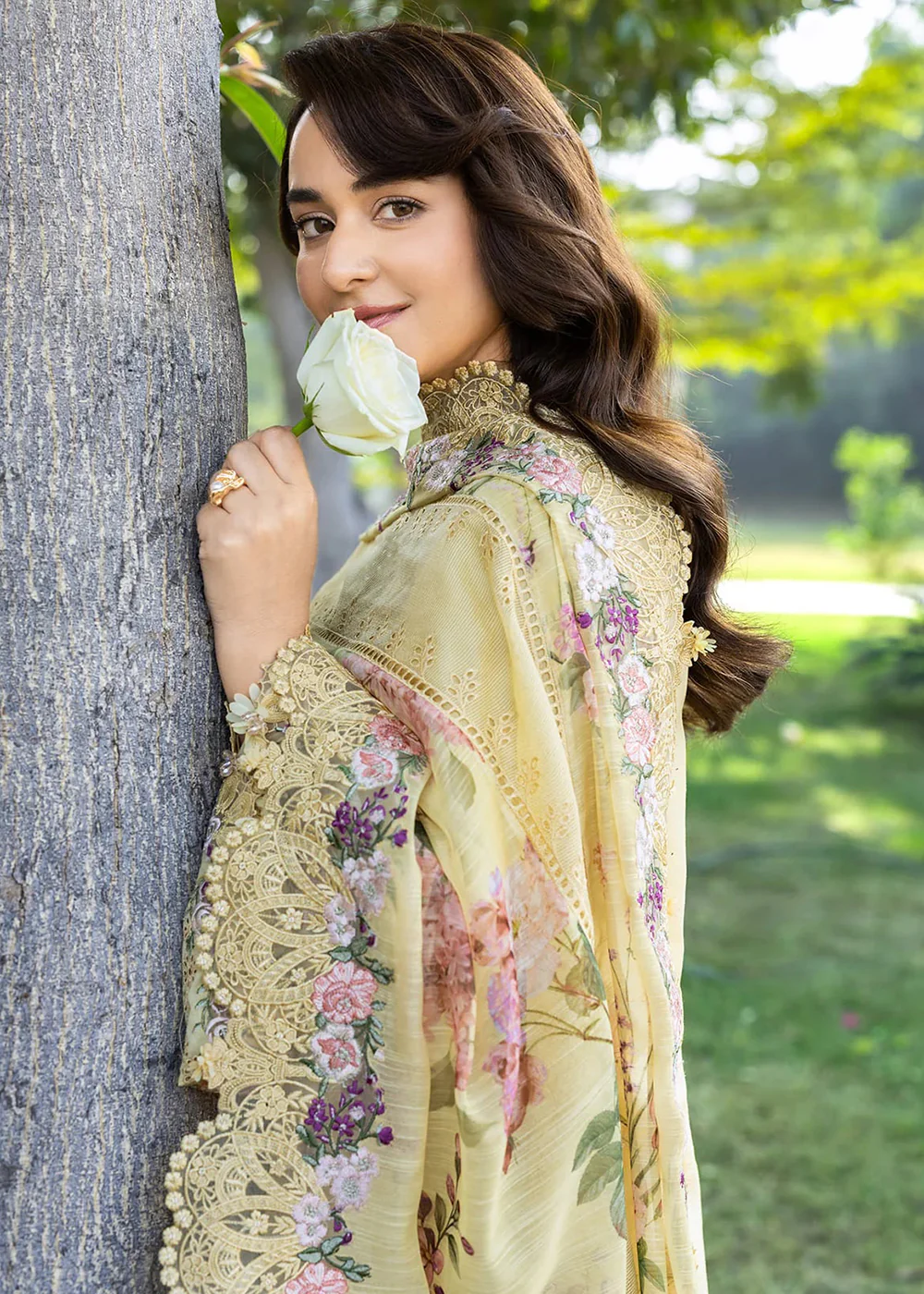 Premium Luxury Lawn '26 by Elaf Premium | ELY-05 SOUCI - Image 2