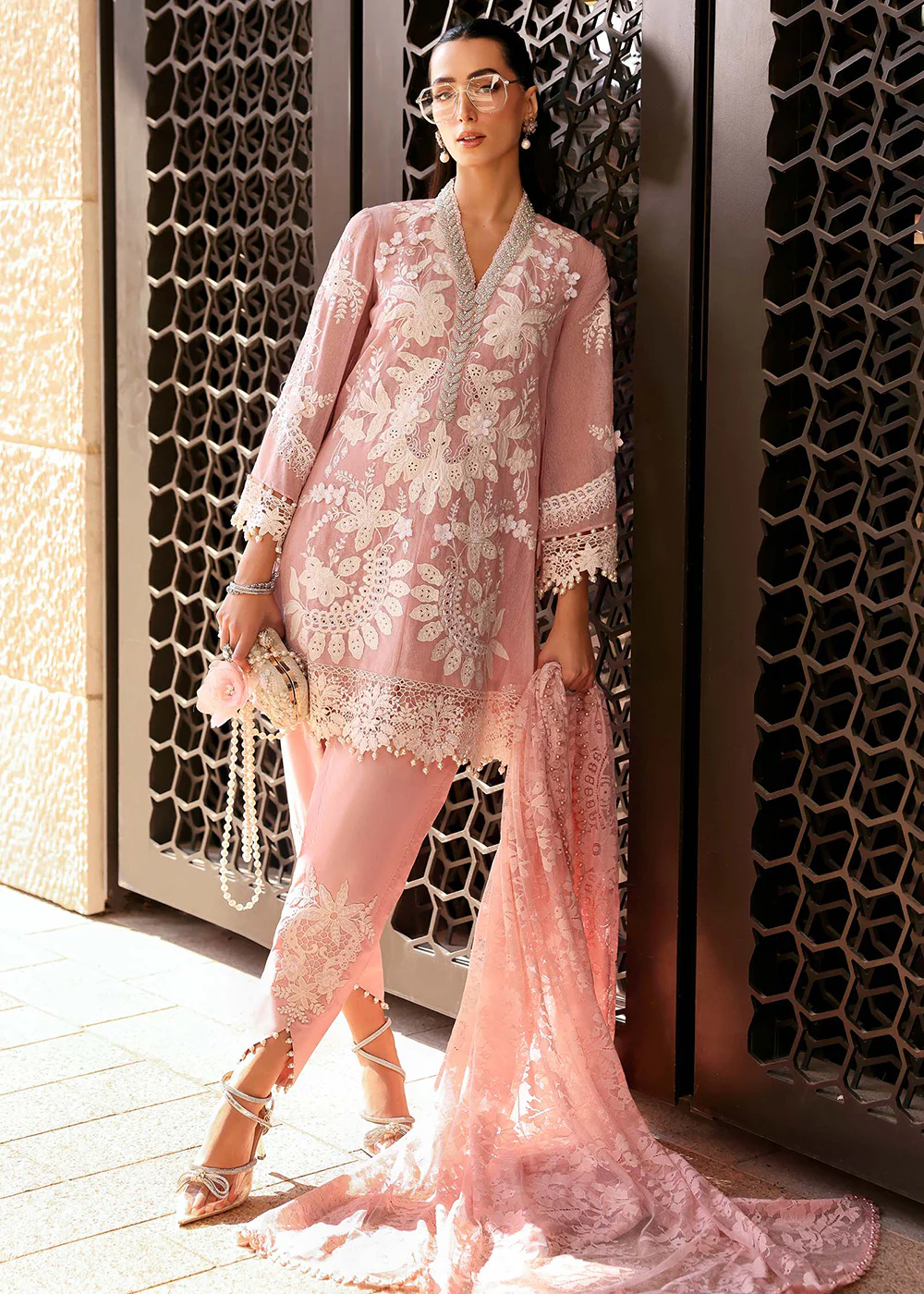 Premium Luxury Lawn '26 by Maria B | D-2603A - Image 8