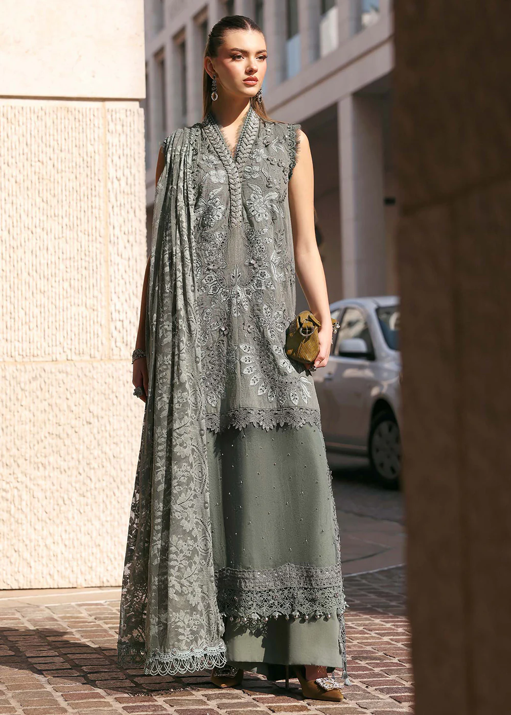 Premium Luxury Lawn '26 by Maria B | D-2603B
