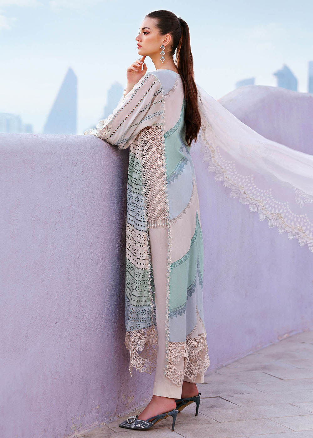Premium Luxury Lawn '26 by Maria B | D-2612A - Image 5