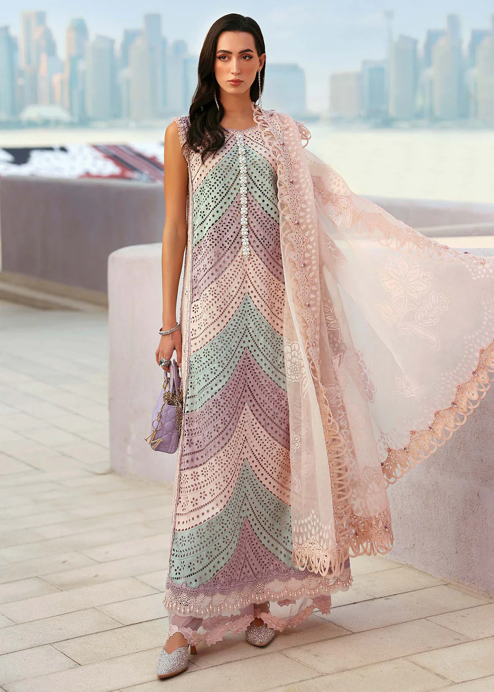 Premium Luxury Lawn '26 by Maria B | D-2612B