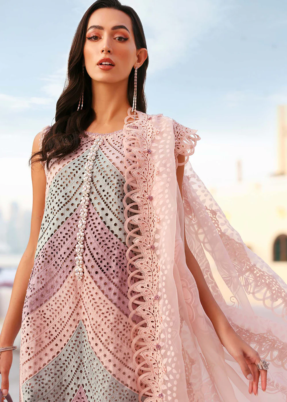 Premium Luxury Lawn '26 by Maria B | D-2612B - Image 2