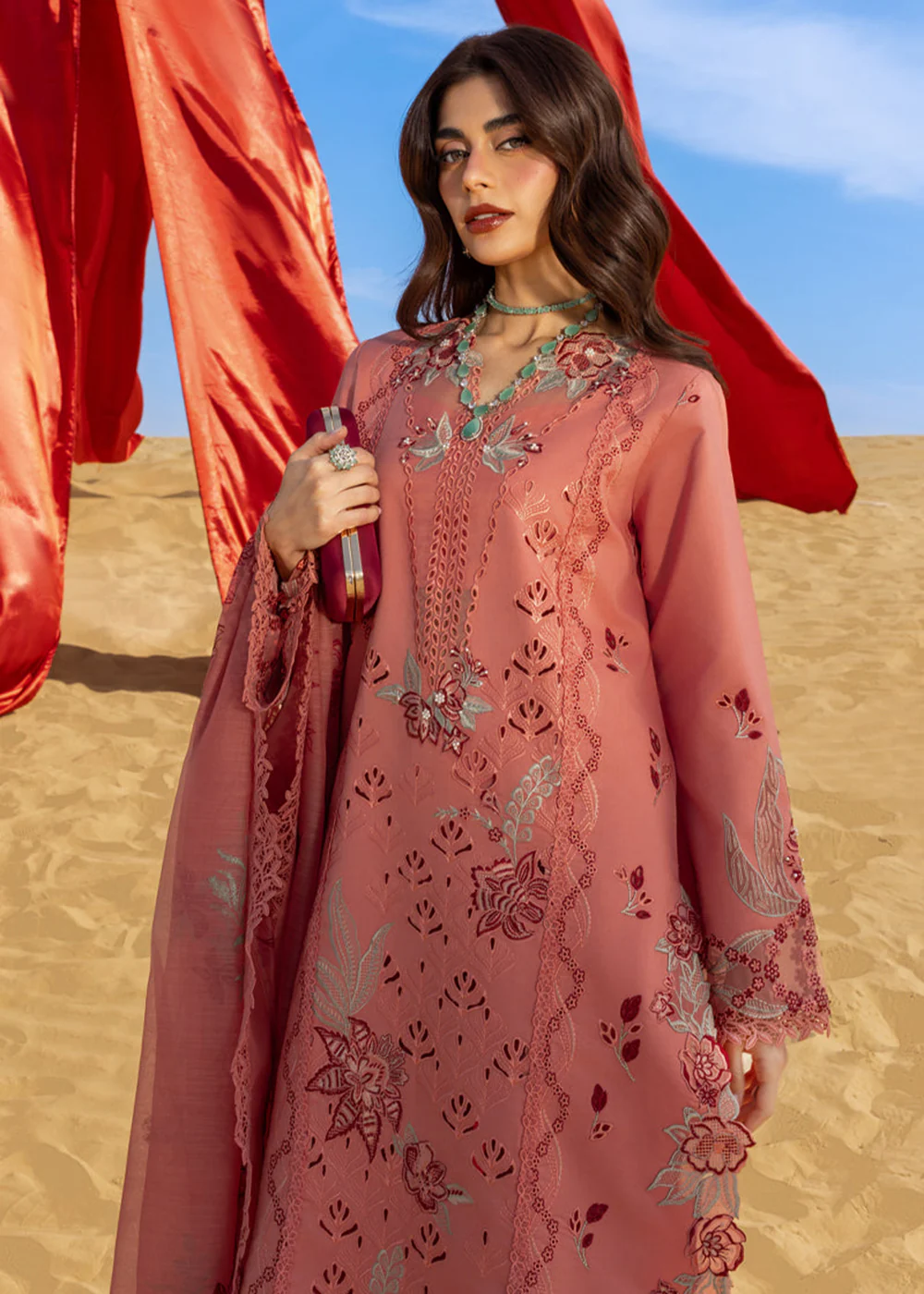 Premium Luxury Lawn '26 by Rang Rasiya | AMANI - Image 9