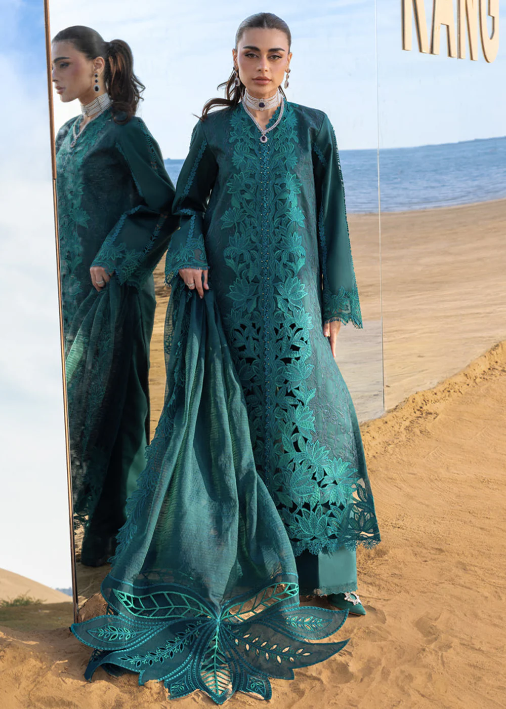 Premium Luxury Lawn '26 by Rang Rasiya | AYLEEN - Image 10