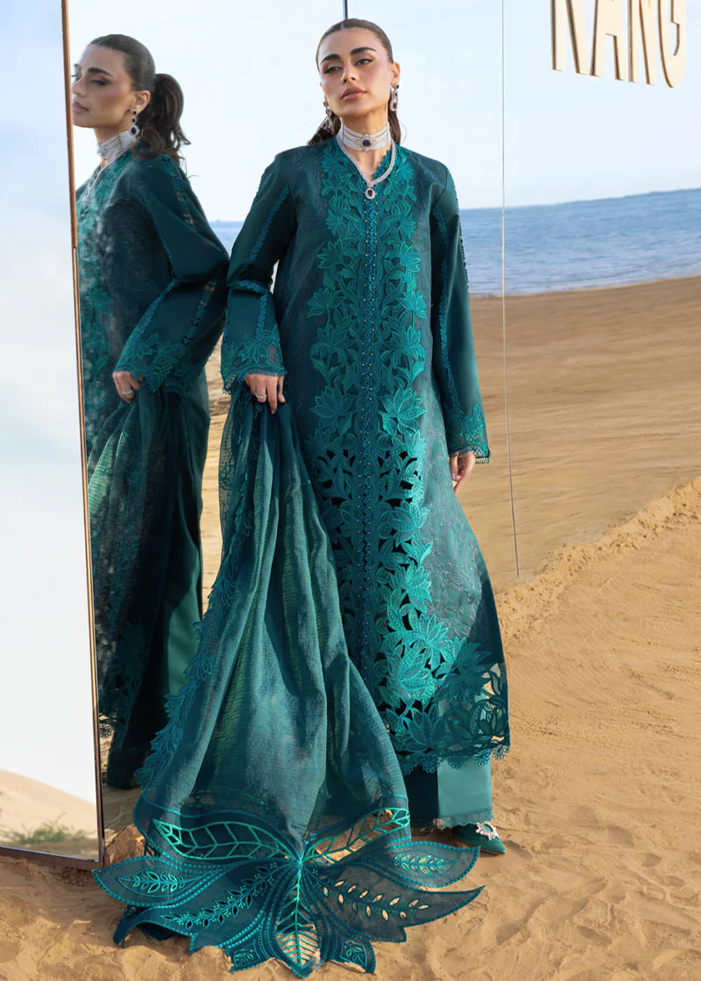 Premium Luxury Lawn '26 by Rang Rasiya | AYLEEN - Image 12