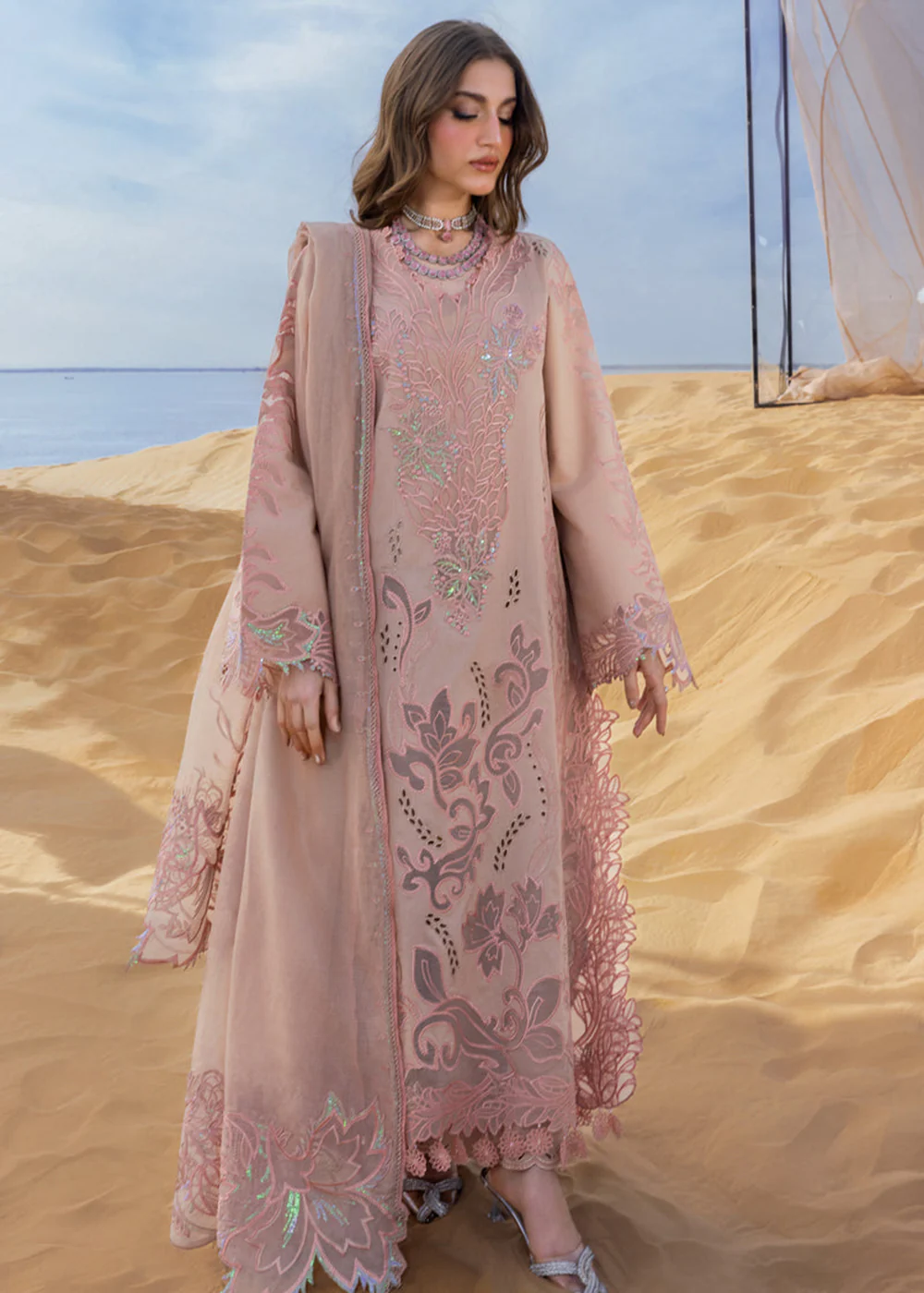 Premium Luxury Lawn '26 by Rang Rasiya | ELAHEH - Image 4