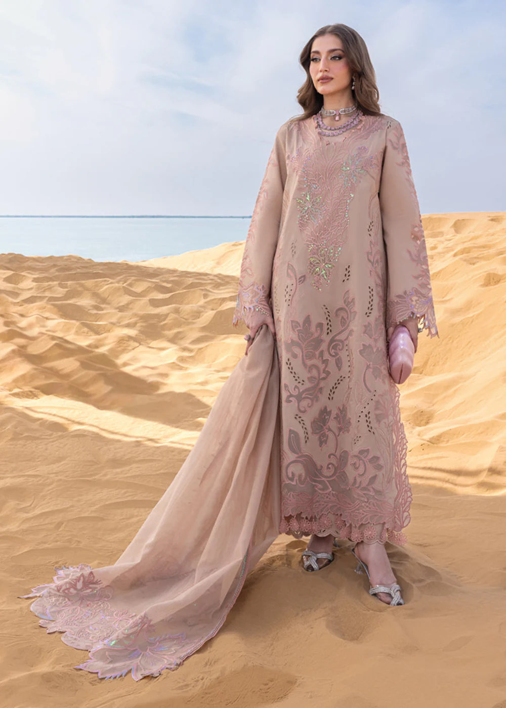 Premium Luxury Lawn '26 by Rang Rasiya | ELAHEH - Image 6