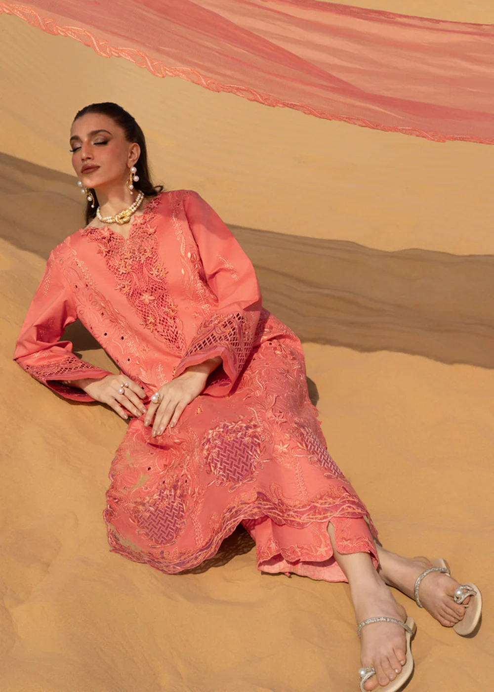 Premium Luxury Lawn '26 by Rang Rasiya | ELNAZ - Image 10