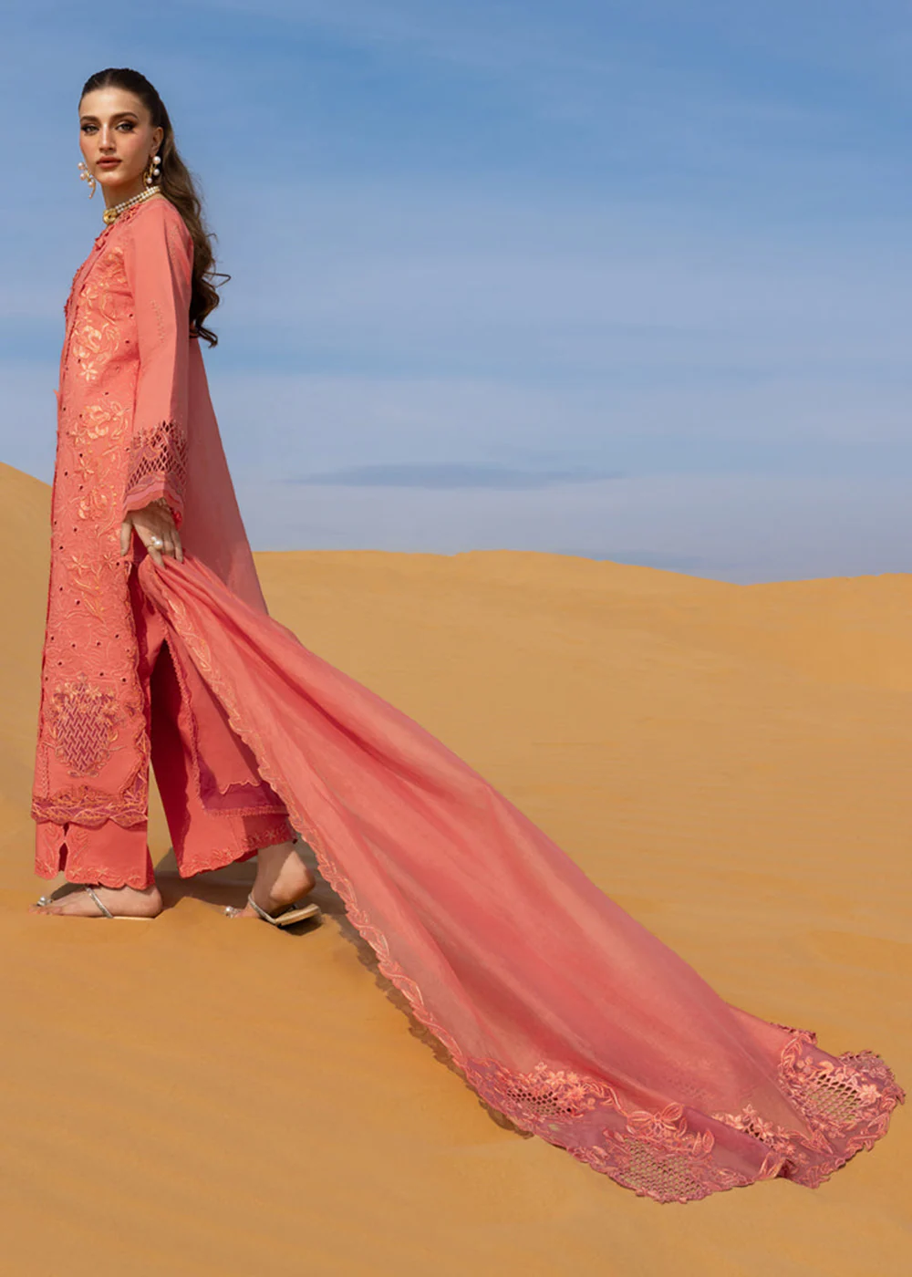 Premium Luxury Lawn '26 by Rang Rasiya | ELNAZ - Image 11