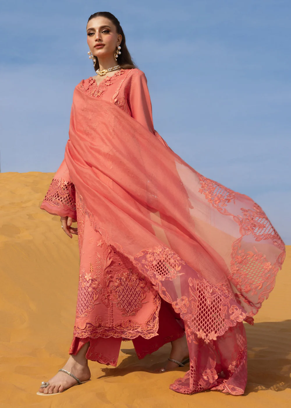 Premium Luxury Lawn '26 by Rang Rasiya | ELNAZ - Image 12